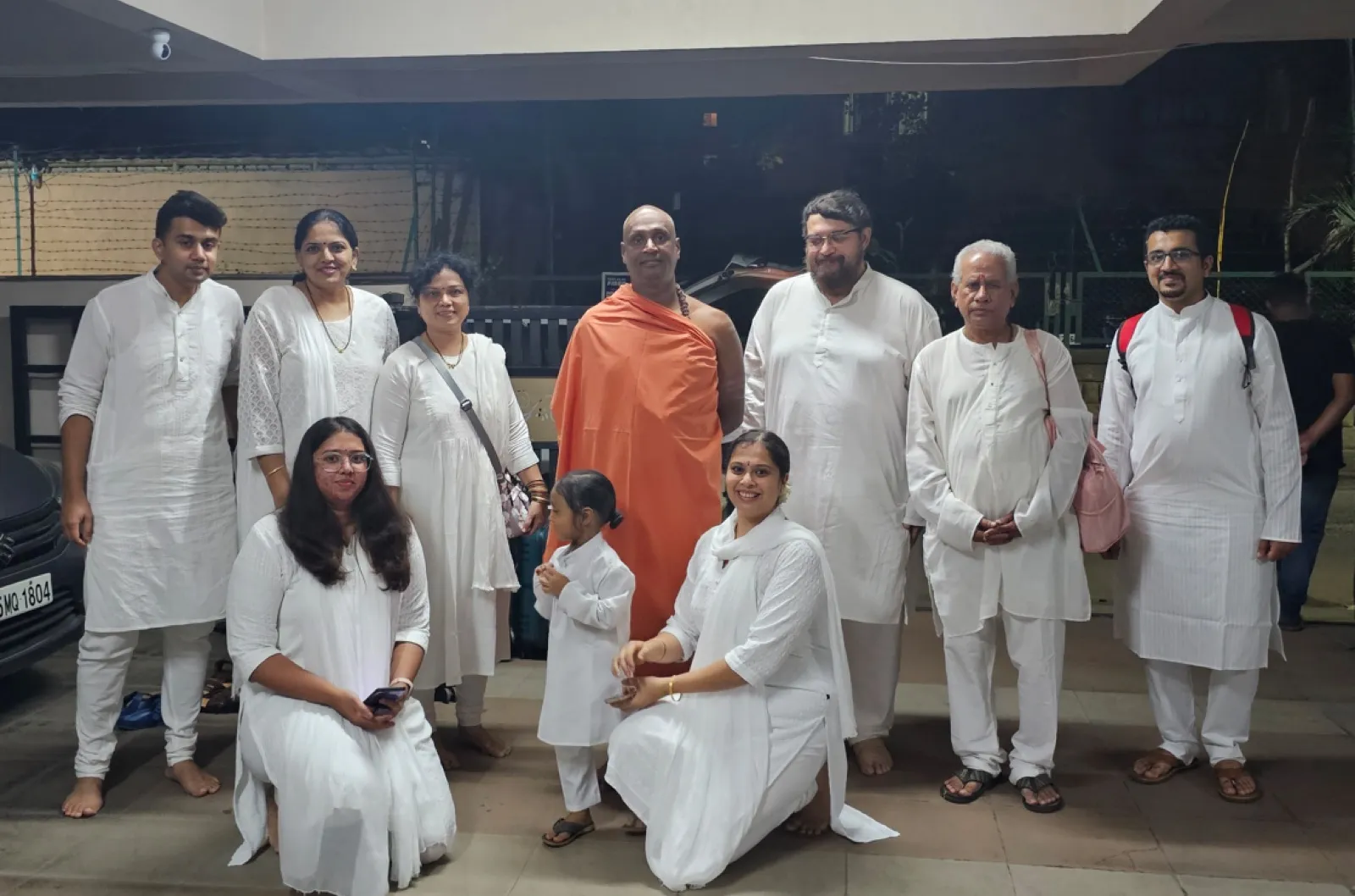 Sri Yogi Guruji during his yatra to Mathura